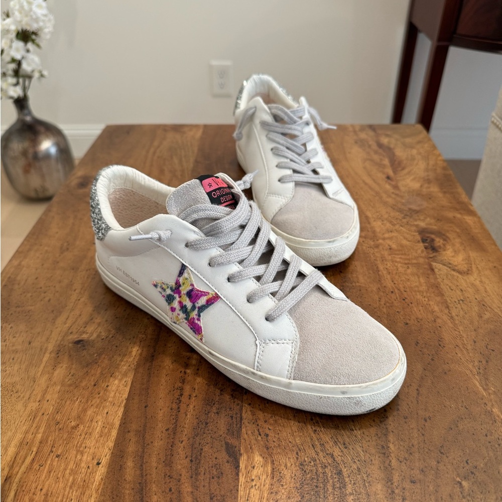 Vintage Havana Ariadne Calf Hair - Star + Glitter Sneakers US 10